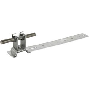 Dachleitungshalter für Blitzschutz - Dachleitungshalter mit geprägter Strebe für Dachflächen Rd. 8 Alu - 206171