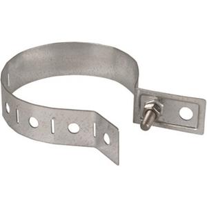 Rohrschelle für Blitzschutz - Regenrohrschelle Alu Rohr Ø (d1): 60-100 mm - 423011