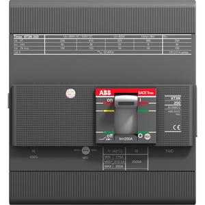 Leistungsschalter für Trafo-, Generator- und Anlagenschutz - Leistungsschalter Tmax XT3N 250 R080 TMD 80-800 80A 4-polig FF - 1SDA068061R1