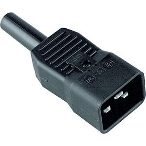 Geräteanschlussdose - Kaltgerätestecker 16 A mit Schutzkontakt 70 Grad Celsius - 915.175