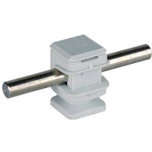 Leitungshalter für Blitzschutz - Leitungshalter DEHNsnap Kunststoff Rd. 8 mm grau - 204001