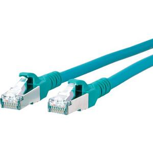Patchkabel Kupfer - Patchkabel Kat6A 10GB_T AWG26 2RJ45 SFTP LS0H grün 0,5 m - 1308450555-E