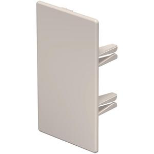 Endstück für Leitungsführungskanal - Endstück 60x110mm PVC cremeweiß RAL 9001 - 6162827