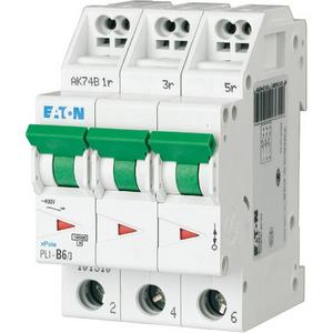 Leitungsschutzschalter - LS-Schalter MCB mit Einsteckklemme 8A 3P Charakteristik: C - 101318