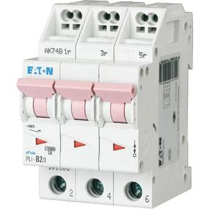 Leitungsschutzschalter - LS-Schalter MCB mit Einsteckklemme 2A 3P Charakteristik: D - 101322