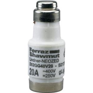 D0-Sicherungseinsatz - NEOZED Sicherung D02 400VAC/250VDC 20A gG blau - B217742