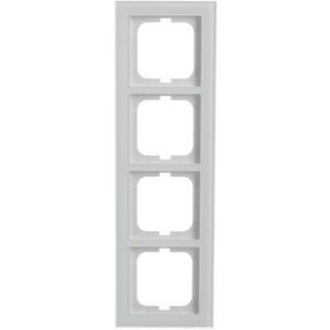 Abdeckrahmen - Abdeckrahmen 4-fach weißglas - Busch-axcent pur - 2CKA001754A4440