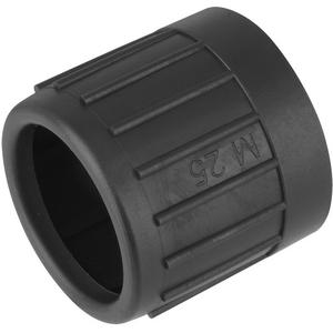 Endtülle für Installationsrohre - Stecktülle Kunststoff 50 halogenfrei UV beständig schwarz - 25996050
