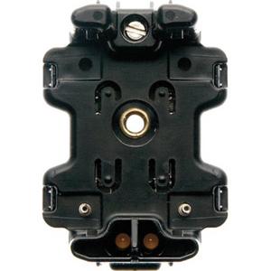 Beleuchtungseinsatz für Installationsschalterprogramme - Serien-LED-Aggregat mit N-Klemme Modul Einsatz schwarz - 1680