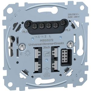 Dimmer - Universal-Dimmer-Einsatz 2-fach - MEG5172-0000