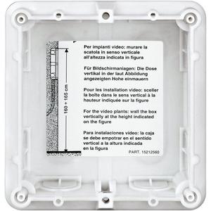 Unterputzkasten für Klingelanlage - Unterputzkasten für 1 Modul - 350010