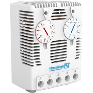 Thermostat (Schaltschrank) - Zwillings Thermostat mit Ö / S mit Sprungkontakt für Schaltschrankhzg. - 17141000000