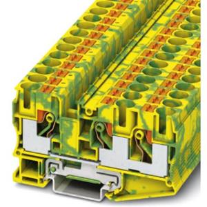 Schutzleiter-Reihenklemme - Durchgangsklemme PT 10-TWIN-PE - 3208745
