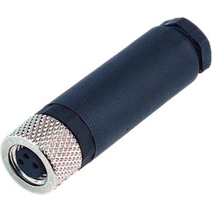 Rundsteckverbinder (Industriesteckverbinder) - Kabeldose M8 gerade Bauform 3-polig konfektionierbar - 229287