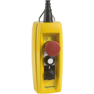 Hängetaster, Komplettgerät - Hängetaster XAC-B 2 Drucktaster 1 Not-Halt/Not-Aus-Taster - XACB3191