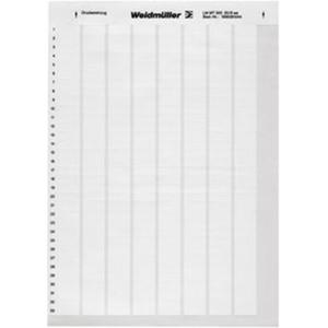 Kennzeichnungsmaterial - Gerätemarkierer / Etikett 15,2 x 6 mm Polyester PVC frei weiß - 1686361044