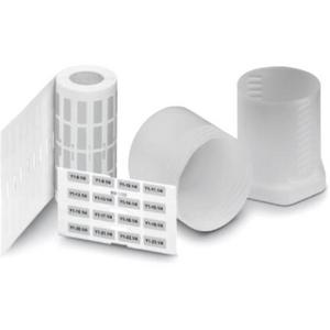 Kennzeichnungsmaterial - Etikett EML (26,5X12)R Silber - 0816854