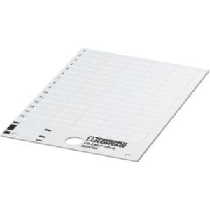 Kennzeichnungsmaterial - Kunststoffschild-Karte US-EMLP (17X7) weiß - 0828792