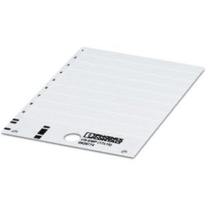 Kennzeichnungsmaterial - Einrastschildchen-Karte US-EMP (17X15) weiß - 0828774