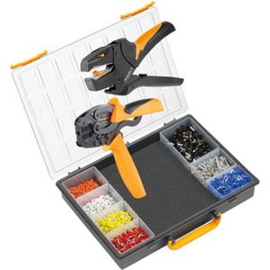 Presswerkzeug Kabelschuhe/Verbinder, Aderendhülsen, Schirmanschluss - Set Crimpwerkzeug PZ 16 Abisolierwerkzeug und Aderendhülsen - 9025850000