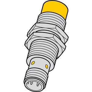 Induktiver Näherungsschalter - Induktiver Sensor M18x1 nicht bündig DC 3-Draht 10 - 30 VDC - T-16 35331