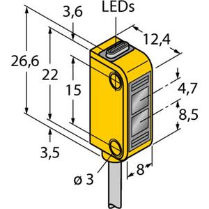 Einweg-Lichtschranke - Optosensor Einweglichtschranke Empfänger - B-72134