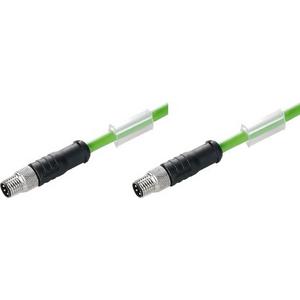 Konfektioniertes Sensor-Aktor-Kabel - Verbindungsleitung 4-polig Stift gerade / M8 - M8 / 0,5 m - 1160930050