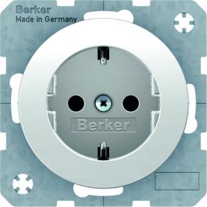 Steckdose - Steckdose SCHUKO R.1/R.3 polarweiß glänzend - 47432089