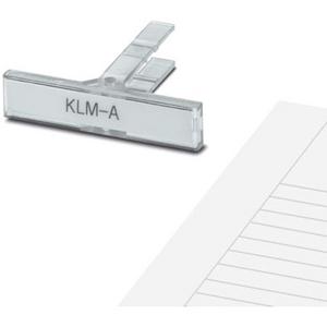 Klemmenmarkierung - Klemmenleistenmarker und Einsteckstreifen ESL für Endhalter - 0809421