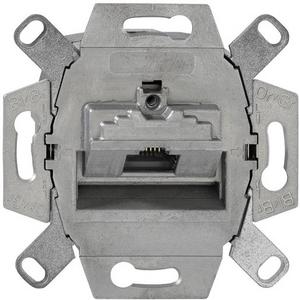 Kommunikationsanschlussdose Kupfer - Datendose Kat6 ohne Zentralstück und Abdeckplatte 1 x 8-polig RJ45 - N138 104 030