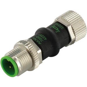 Sensor-Aktor-Steckverbinder - Adapter M12 Stecker auf M8 Buchse 4-polig - 7000-42211-0000000