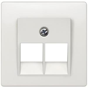 Kommunikationstechnik - Abdeckplatte für UAE - Anschlussdose I-System 2 x 8 -polig 55 x 55 mm - 5TG1211