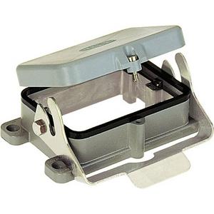 Gehäuse für Industriesteckverbinder - Anbaugehäuse Han 48B mit Längsbügel Abdeckkappe aus Metall - 09300480317