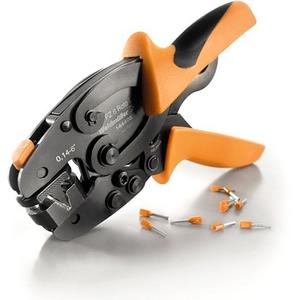 Presswerkzeug Kabelschuhe/Verbinder, Aderendhülsen, Schirmanschluss - Crimpwerkzeug für Aderendhülsen 0.14mm² bis 6mm² - 1444050000