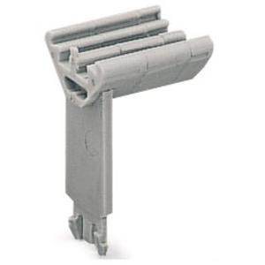 Halterung für Bezeichnungsmaterial - Gruppenschildträger für Klemmreihen grau - 209-141