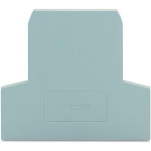 Abschluss- und Zwischenplatte für Reihenklemme - Abschluss- und Zwischenplatte 2,5 mm dick grau - 281-311