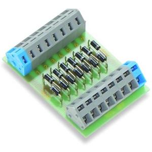 Bauelement-Reihenklemme - Gepoltes Diodengatter mit 14 Dioden ohne Montagesockel - 289-111
