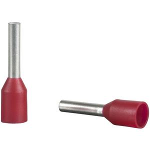 Aderendhülse - Aderendhülsen 1 mm² rot AWG18 / 10 Sätze zu 100 Stück - DZ5CE010L6