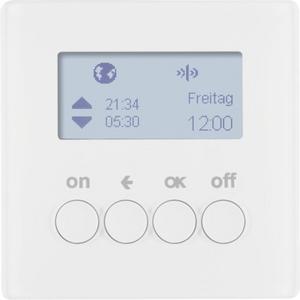 Zeitschaltuhren KNX - KNX - Funk Zeitschaltuhr quicklink Display Q.1 / Q.3 polarweiß samt - 85745229