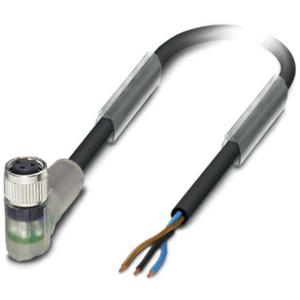 Konfektioniertes Sensor-Aktor-Kabel - Sensor-/Aktor-Kabel SAC-4P- 5,0-PUR/M 8FS BK - 1528099
