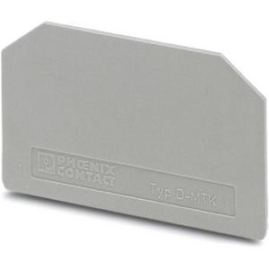 Abschluss- und Zwischenplatte für Reihenklemme - Abschlussdeckel D-MTK - 3101029