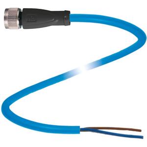 Konfektioniertes Sensor-Aktor-Kabel - Kabeldose M12 NAMUR gerade 2-polig PUR Anschlusskabel 10 m - 054138