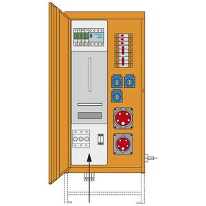 Baustromverteiler - Baustromverteiler M-AVEV 35 A Steweag - 690000002