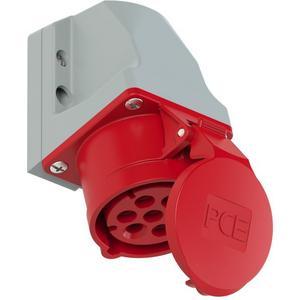 CEE-Steckdose - Wandsteckdose 16A 7p 6h IP44 - 117-6V