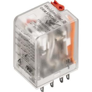 Schaltrelais - Relais D-SERIES Wechsler mit Prüfftaste / AgNi 0,15 vergoldet 24 V DC - 7760056101