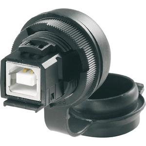 Modularer Steckverbinder - FrontCom Micro USB Kupplung USB 2.0 in IP65 - 1222550000