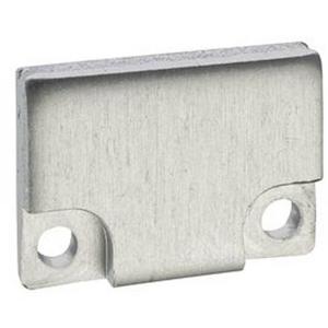 Mechanisches Zubehör - BARdolino Alu-Endkappen Set flach Stärke 3mm 2xinkl. 4 Schrauben - 62398614
