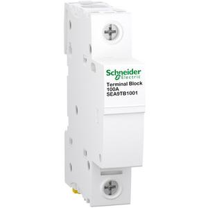 Verteilerbaugruppe Klemmen - Neutralleiter Klemme Acti 9 terminal block 100A 1p - SEA9TB1001