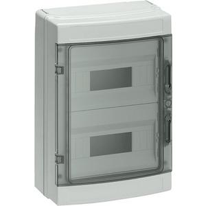 Installationskleinverteiler - SIMBOX Universal WP Wandverteiler AP 2-reihig 36TE ohne Klemmleiste - 8GB1372-3