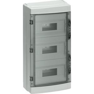 Installationskleinverteiler - SIMBOX Universal WP Wandverteiler AP 3-reihig 54TE ohne Klemmleiste - 8GB1373-3